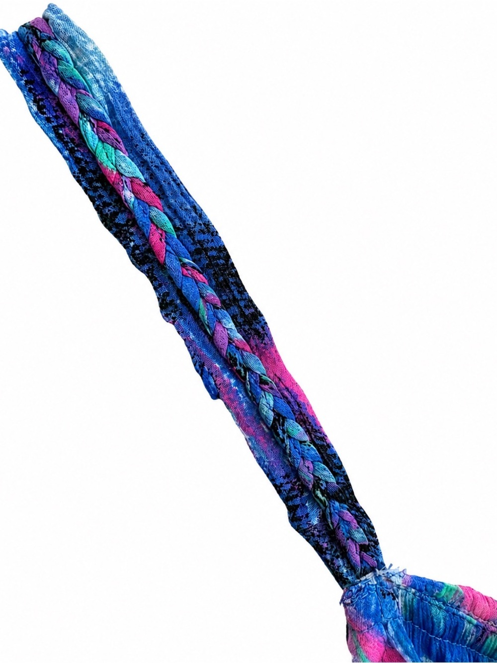Aerie Blue, Purple & Pink Printed Braided-Strap Tank Top, Size Medium - Picture 4 of 5